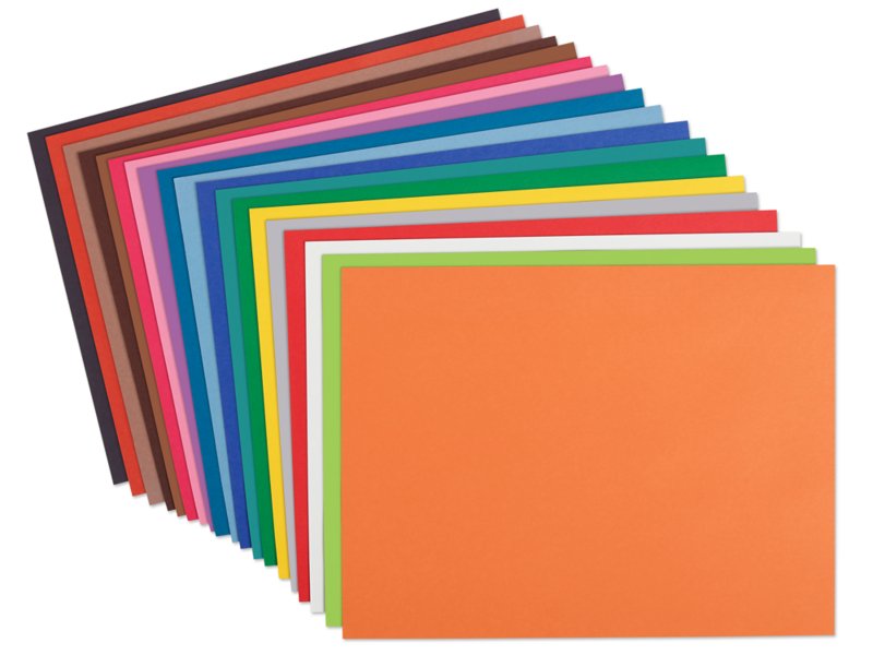 Construction Paper (3 Pack), Construction Paper Book, 9 x 12 Construction  Paper Assorted Colors, Construction Paper for Kids, Color Art Paper, 36