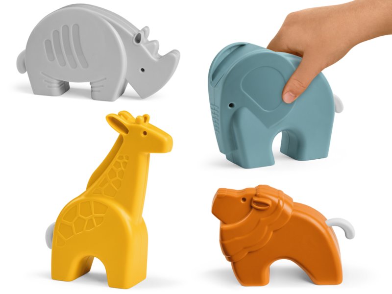 Easy-Grip Animal Shakers at Lakeshore Learning