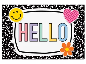 Cool for School Hello Postcards