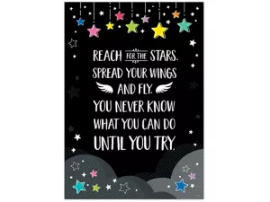 Star Bright Reach for the Stars Motivational Posters