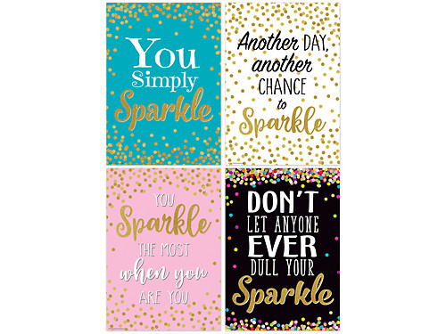 Lakeshore Confetti Motivational Stickers - Set 1