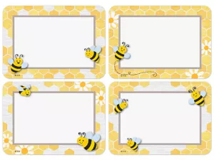 Buzzing Bees Name Tags
