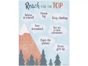 Moving Mountains Reach for the Top Poster