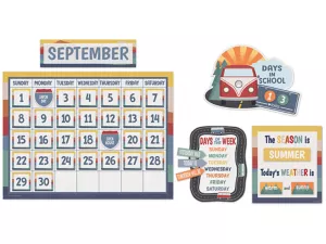 Moving Mountains Calendar Bulletin Board Set