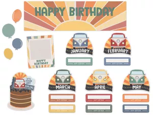 Moving Mountains Birthday Bulletin Board Set&nbsp;- Set 2