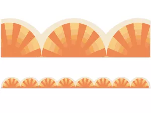 Moving Mountains Sunshine Scalloped Border