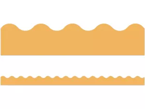 Moving Mountains Yellow Sun Scalloped Border