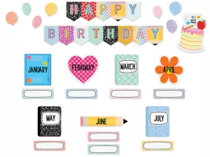 Cool for School Birthday Bulletin Board Set