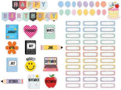 Cool for School Birthday Bulletin Board Set