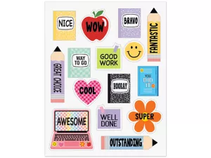 Cool for School Motivational Stickers