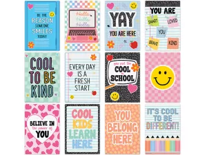 Cool for School Motivational Small Poster Pack