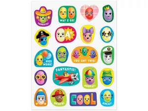 Jelly Bean Scented Stickers