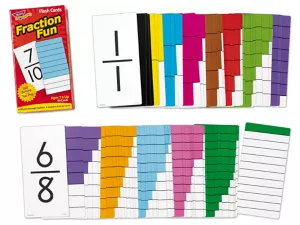 Fraction Fun Flash Cards- 96 Cards