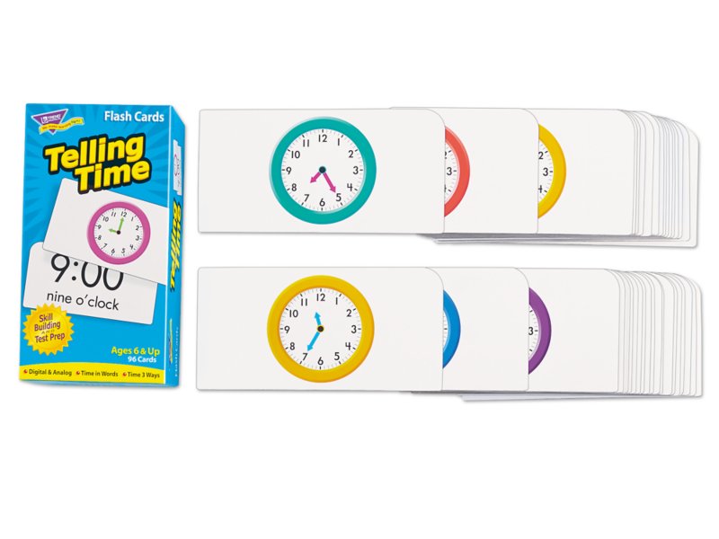 Telling Time Flash Cards at Lakeshore Learning