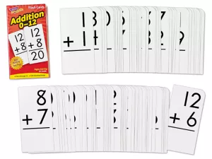 Addition 0-12 Flash Cards- 91 Cards