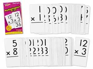 Multiplication 0-12 Flash Cards- 91 Cards