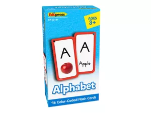 Color-Coded Alphabet Flash Cards
