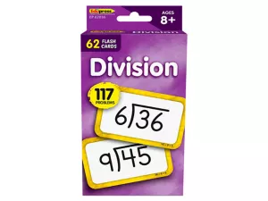 Quick-Sort Division Flash Cards