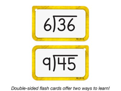 Quick-Sort Division Flash Cards