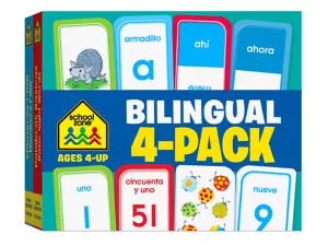 Math&nbsp;& Language Bilingual Flash Cards&nbsp;- Set&nbsp;of&nbsp;4