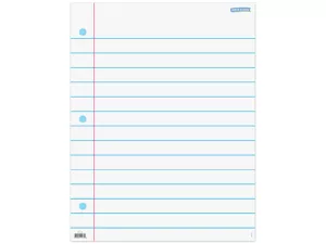 Write&nbsp;& Wipe Notebook Page Poster