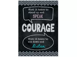 Chalk It Up! Courage Poster