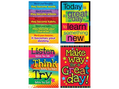 Bright Possibilities Motivational Poster Pack at Lakeshore Learning