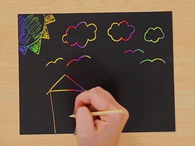 Rainbow Scratch Paper at Lakeshore Learning