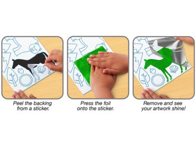 Amazing Animals! Foil Art at Lakeshore Learning