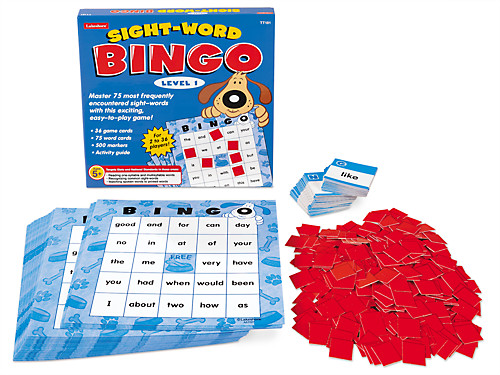 Junior Learning SIGHT WORD Bingo Game Grades K-1 JL545 