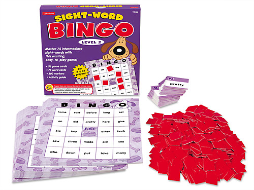 Sight Words Level 2 Bingo-Spiel