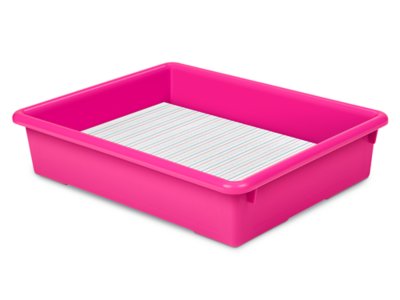 Neon Heavy-Duty Paper Tray - Bright Pink
