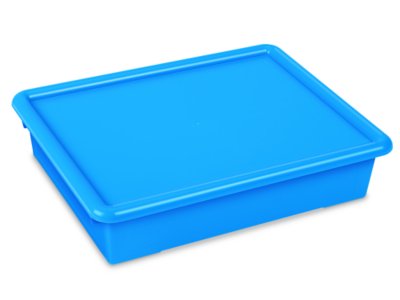 Lid for Neon Heavy-Duty Paper Tray - Bright Blue