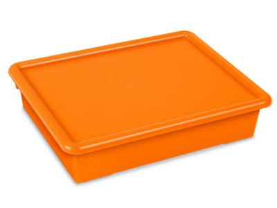 Lid for Neon Heavy-Duty Paper Tray - Bright Orange