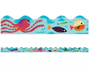 Invisible Creature™ Sea Scalloped Border
