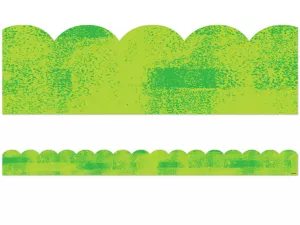 Invisible Creature™ Green Scalloped Border