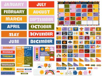 Lisa Congdon Calendar Bulletin Board Set