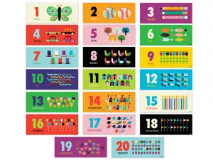 Invisible Creature™ Numbers <span style="white-space: nowrap;">1-20</span> Bulletin Board Set