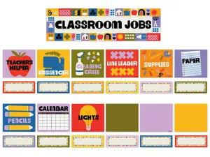 Lisa Congdon Classroom Jobs Bulletin Board Set