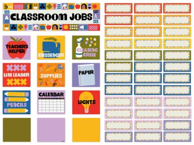 Lisa Congdon Classroom Jobs Bulletin Board Set