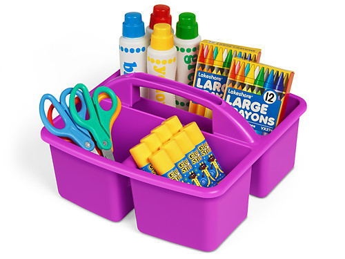 Classroom Supply Caddy - Orange at Lakeshore Learning