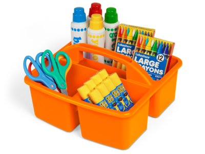 Neon Classroom Supply Caddy - Bright Orange