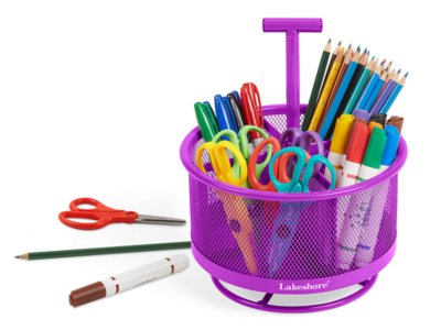 Neon Store-It-All Rotating Caddy - Bright Purple
