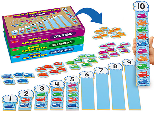Lakeshore Magnetic Math Learning Rods - Complete Set