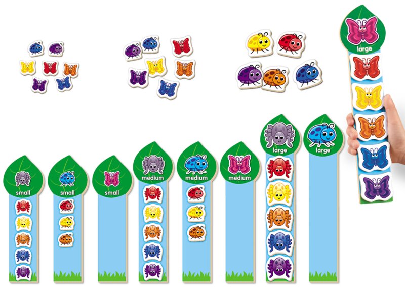 Size Sorting Rods at Lakeshore Learning