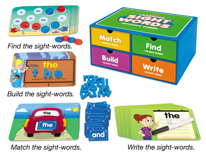 Learning Sight-Words Activity Chest at Lakeshore Learning