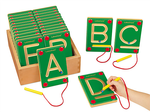 Magnetic Letters Childrens Kids Alphabet Magnets In UPPER Case Learning Toy K5O5 
