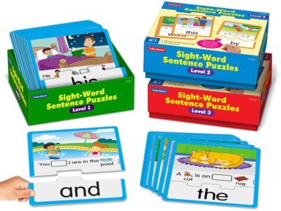 Sight-Word Sentence Puzzles - Complete Set at Lakeshore Learning