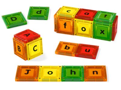 Double-Sided Magnetic Letter Tiles