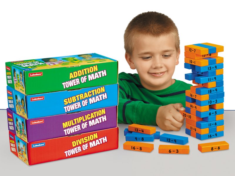 Tower Of Math Games - Complete Set At Lakeshore Learning
